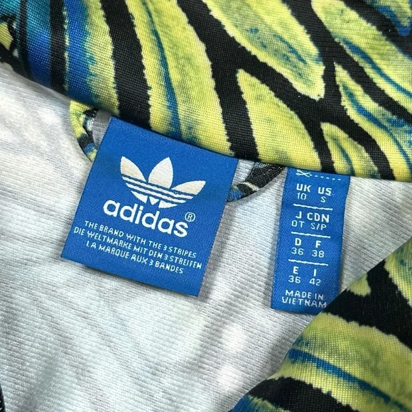 Adidas Farm Rio Firebird Butterfly All Over Print Trefoil Track Jacket Womens S - Picture 4 of 10